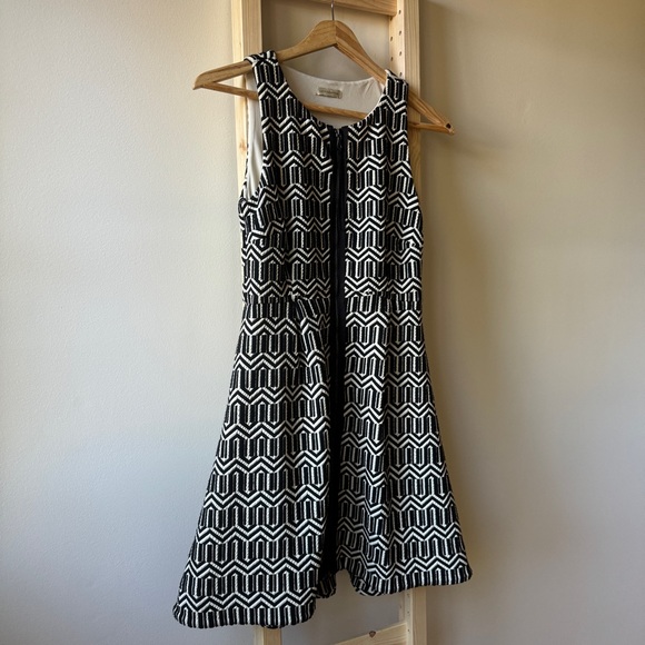 Anthropologie Front Zip Lined Pocket Dress - Picture 3 of 5